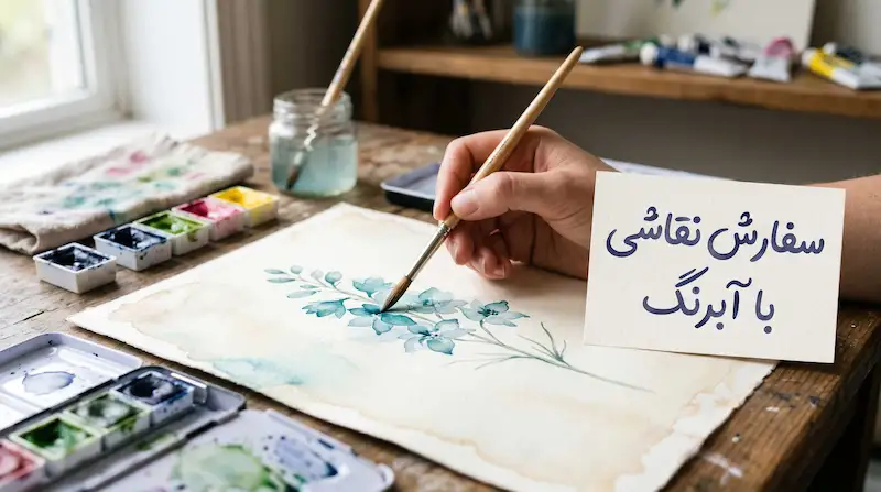 سفارش نقاشی آبرنگ