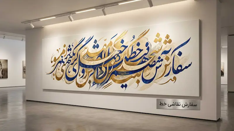 سفارش نقاشی خط