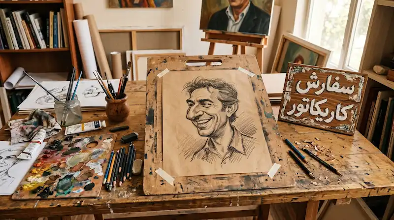سفارش نقاشی کاریکاتور